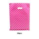 thumbnail image 4 of Bolsa de almacenamiento portátil de 50 piezas con asas, bolsas de compras para recuerdo de fiesta, bolsa de ropa para aperitivos para viajes en Almacenamiento y organización del hogar Rojo 25x35cm Inteprter HA075227-01, 4 of 6
