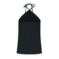 thumbnail image 5 of Fengqque Women Tops Sexy Suspender Solid Color Summer V Neck Sleeveless Tank Tops Blouse, 5 of 5