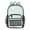 Mint Paw Heart Grid, variant on Large Clear PVC Backpack Heavy Duty See Through Backpack for Adults Work Travel, Mint Paw Heart Grid Printed 12L