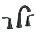 thumbnail image 5 of MOEN 84468BL Korek 8 in. Widespread Double Handle High-Arc Bathroom Faucet with Valve in Matte Black, 5 of 7
