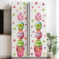 thumbnail image 5 of 2pcs Easter Window Clings, Easter Egg Window Cling Stickers Large Window Decals Watercolor Funny Cartoon Egg Reusable Decoration for Spring Party Shop Home Classroom, 2 Sheets, 2 Sheets, 5 of 6