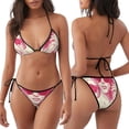 thumbnail image 3 of Fotbe Ace Of Diamonds Lady Traje de Baño para Mujer de Dos Piezas – Bikini Sexy de Tirantes Tipo Halter con Diseño Triangular, 3 of 6