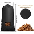 thumbnail image 4 of Lawn Tractor Leaf Bag Grass Catcher Collector For Riding Mower 6.6x4.3 Feet Large Capacity Black, 4 of 7