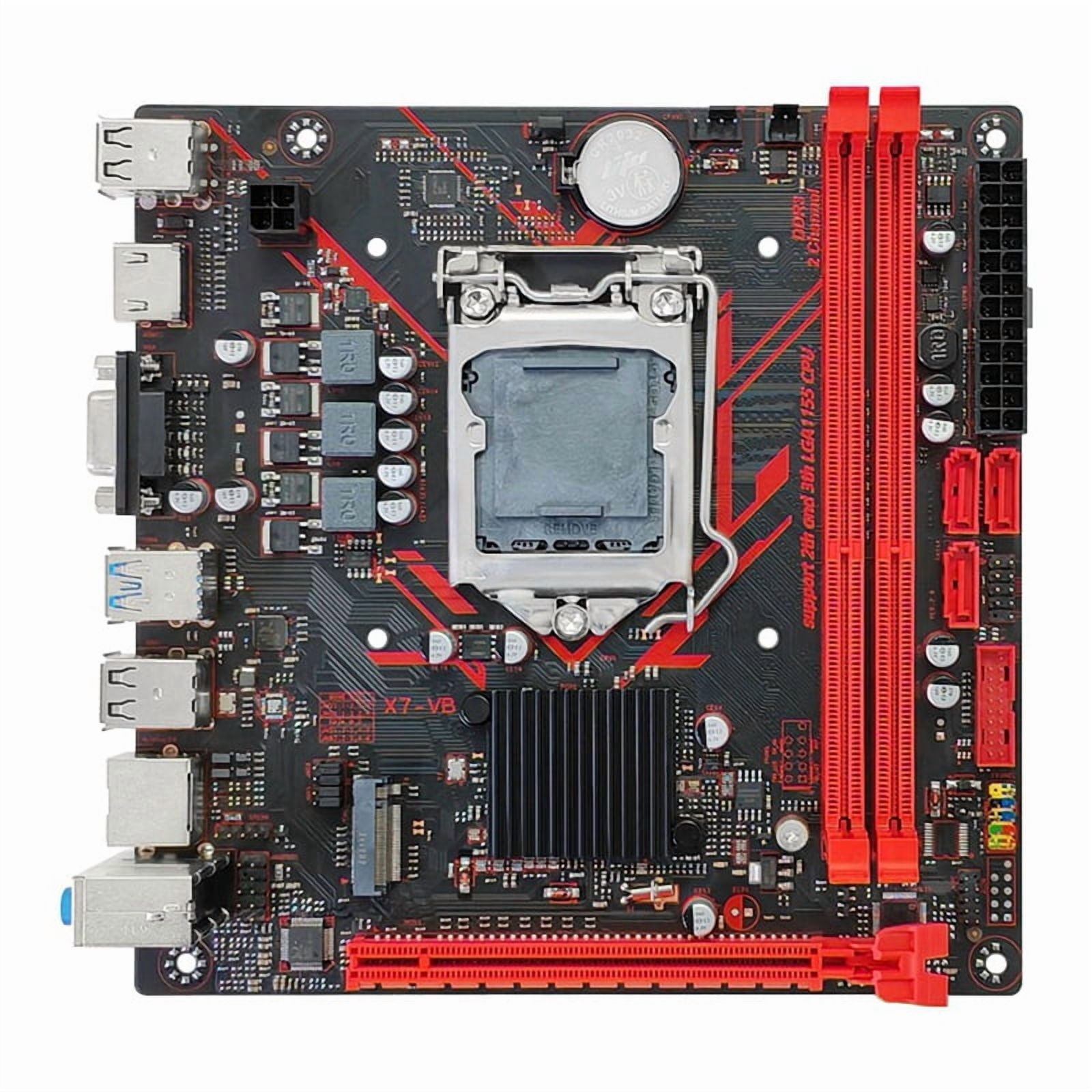 B75A Desktop PC Motherboard - LGA-1155, DDR3, 17x17cm, M.2 Slot, Supports i3/i5/i7