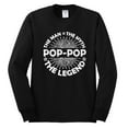 thumbnail image 2 of Wild Bobby, Pop-Pop Man Myth Legend Funny Dad Uncle Papa Granpa Dad Gift, Father's Day, Men Long Sleeve Shirt, Black, Small, 2 of 4
