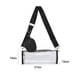 thumbnail image 3 of Bolsa hobo para mujer tipo satchel transparentes a la moda para regalo de cumpleaños (negro) Tmvgtek Para Estrenar, 3 of 9