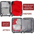 thumbnail image 2 of EcoNesxp Vacuum Travel Storage Bags 8 inches/50x35 7x13 inches 50x35 cm Reusable Roll Up Storage Bags Pack Travel Space Saver Bags 19, 2 of 5