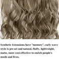 thumbnail image 5 of SEGO Clip in Hair Extensions as Human Real Curly Long Wavy Hairpieces for Woman Black Blonde Pink Purple, 5 of 7