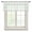 Green, variant on Pink Line Plaid Semi Sheer Valance Curtains Vintage Boho Checkered Texture Voile Valances Curtain Rod Pocket Small Window Treatment for Kitchen Bathroom Cafe 42"x12"