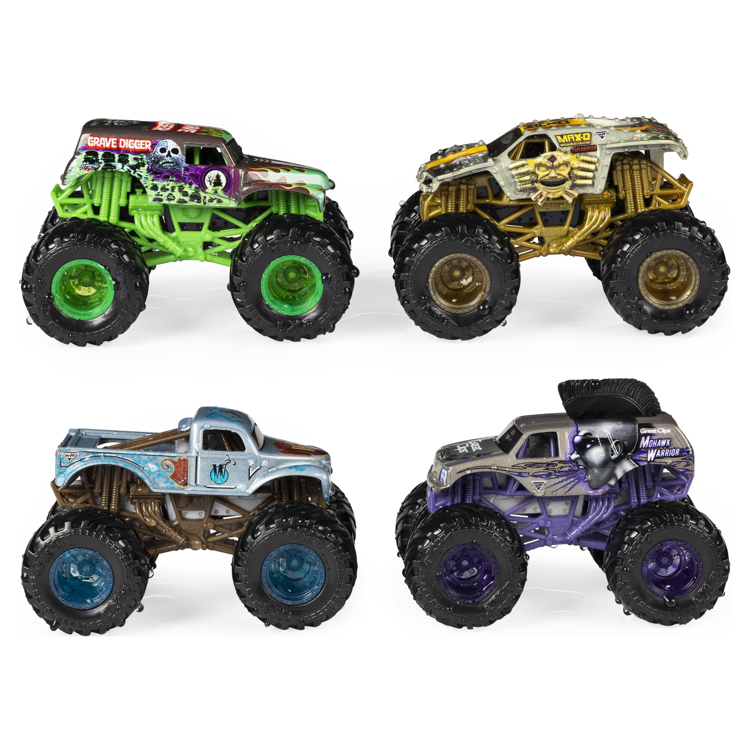 Monster Jam, Color-Changing Die-Cast Monster Trucks 2-Pack, 1:64 Scale  (Styles May Vary) - Walmart.com