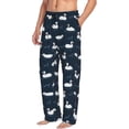 thumbnail image 5 of Cauagu Cartoon Swan Mens Pajama Pants Sleep & Lounge Pants,PJ Bottoms with Pockets-XX-Large, 5 of 7