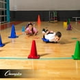 thumbnail image 6 of Champion Sports High Visibility Flexible Viny Cone for Athletics and Social Distancing, Orange, 28 Inch, 6 of 7