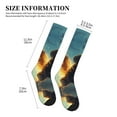 thumbnail image 2 of Compression Socks for Women & Men, Golden Cloud Winged Dog 15-20mmHg Support Socks -Athletic Running Travel, 2 of 8