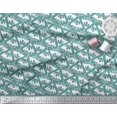 thumbnail image 2 of Soimoi Blue Cotton Duck Fabric Artistic Floral Print Fabric by Yard 42 Inch Wide, 2 of 3