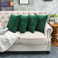 thumbnail image 6 of Home Soft Things Textured Velvet 4 Piece Throw Pillow Cover Set - Eden - 20" x 20", 6 of 7