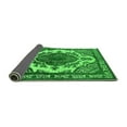 thumbnail image 2 of Ahgly Company Indoor Rectangle Oriental Green Industrial Area Rugs, 2' x 3', 2 of 4