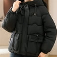 thumbnail image 4 of UPPADA Quilted Puffer Jacket for Womens Oversized Cropped Puffy Quilted Winter Jackets Coat with Pockets Ladies Fall Jackets,Cold Weather Jacket Woman Black,M, 4 of 5