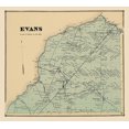 thumbnail image 2 of Stone 13x12 White Modern Wood Framed Museum Art Print Titled - Evans New York Landowner - Stone 1866, 2 of 4