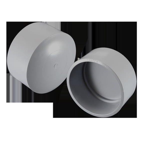 Cantex 5140039 3 in. PVC End Cap