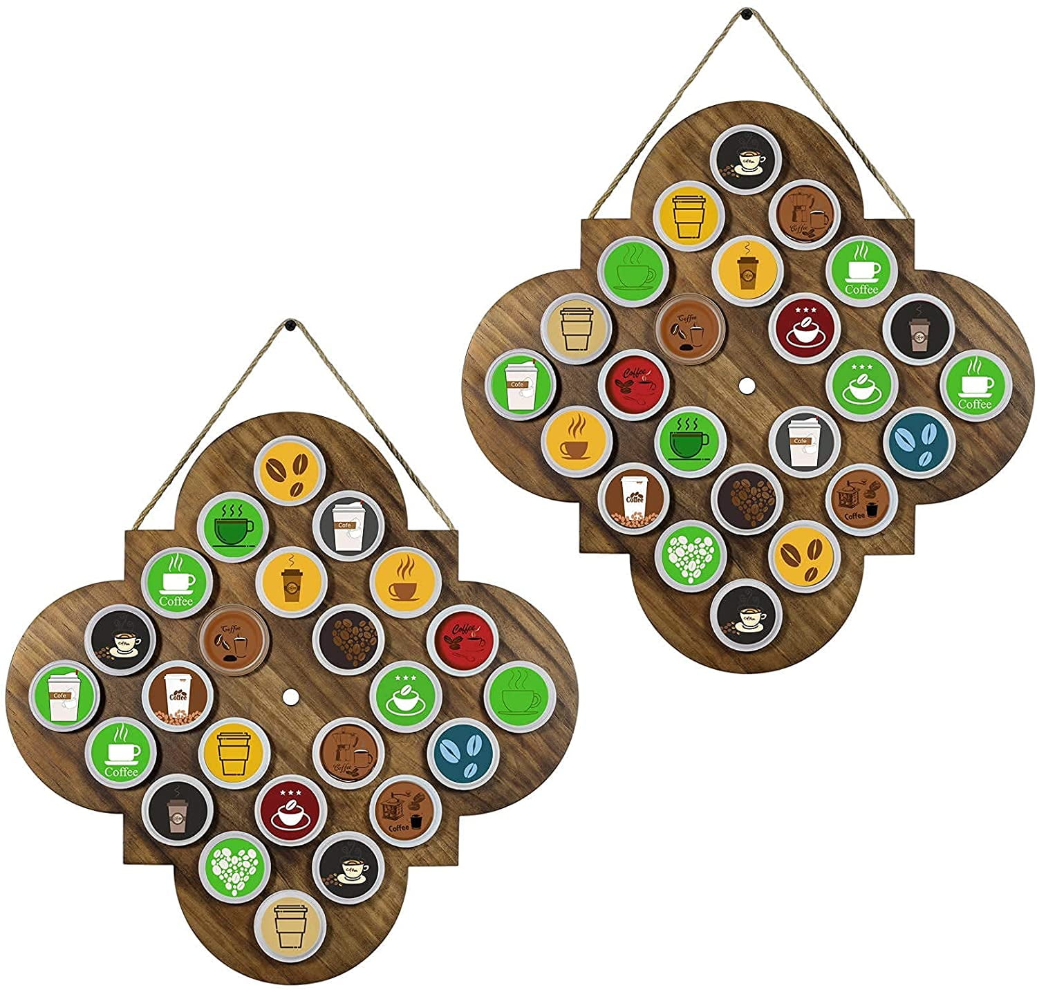 Quatrefoil K Cup HolderCoffee Gifts Coffee Pod Holder for K Cup Coffee bar decor for 48 K Pods