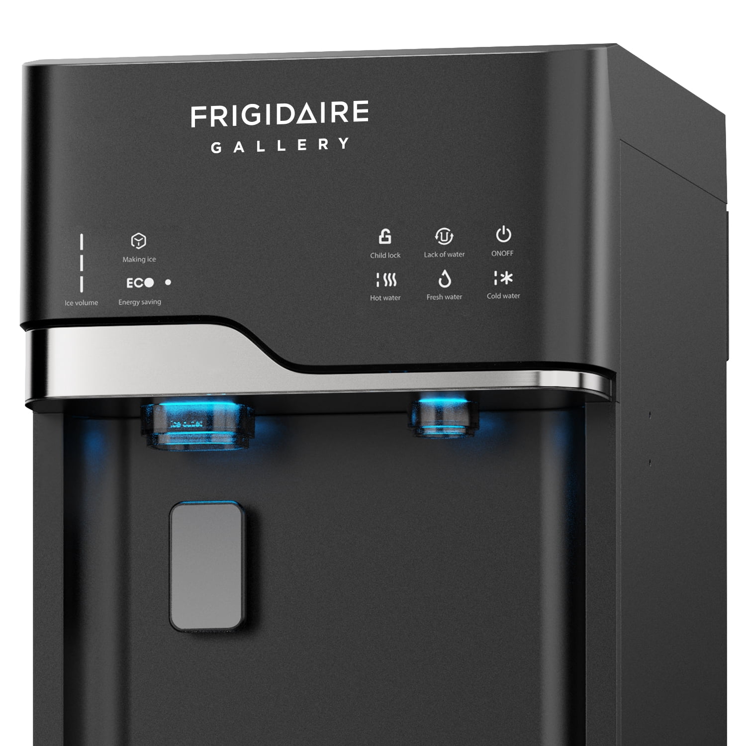 Frigidaire Gallery 3-in-1 Bottom Load Hot & Cold Water Cooler with Built-in Bullet Ice Maker, Digital Control Panel, Fast Ice Production