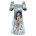 thumbnail image 4 of ¡Mestoso! HM Elizabeth la reina madre vestido de manga corta vestido para niñas vestidos de verano vestidos de verano, 4 of 6