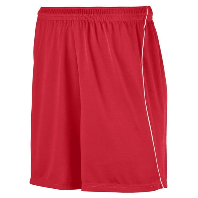 PANTALONES CORTOS DE FÚTBOL WICKING CON VIVO XL ROJO/BLANCO Augusta 460