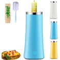 thumbnail image 1 of Egg Tube Cooker, Electric Vertical Egg Roll Maker Machine with Bamboo Sticks, Automatic Eggs Roll Maker, Mini Multi Purpose Eggs Sausage Making Breakfast Machine, Non Stick (Blue), 1 of 9