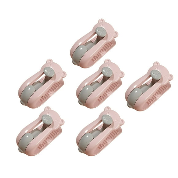 6 Pcs Quilt Cover Clip Bear Design No Needle Anti Slip Easy to Use for Household
