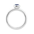 thumbnail image 4 of 2/3 Carat (ctw) Lab-Created Blue Sapphire Ring in Sterling Silver, 4 of 4