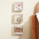 thumbnail image 5 of Cotton ball holder, cotton bud jars, dental floss holder, container, drawer, bathroom storage, cotton pads, organizer with clear lid, 5 of 5