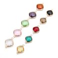 thumbnail image 3 of 5 piezas de abalorios espaciadores de vidrio con doble anilla, accesorios para joyería, collar y pulsera (colores variados, 11 mm), 3 of 5