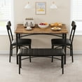 thumbnail image 4 of Juego de mesa y sillas para 4 personas, mesa de cocina con banco tapizado y 2 sillas, 4 of 10