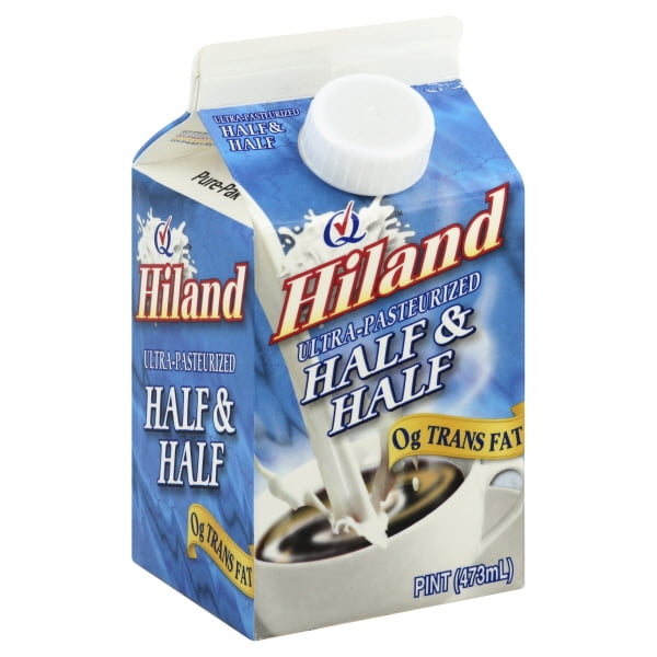 Hiland Dairy Foods Hiland Half Half 1 Pt Walmart Com Walmart Com