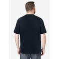 thumbnail image 2 of Boulder Creek By Kingsize Men's Big & Tall Heavyweight Jersey Crewneck T-Shirt, 2 of 3