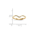 thumbnail image 3 of 14K Yellow Gold Ring Band Fashion Cubic Zirconia CZ Clear, 3 of 3