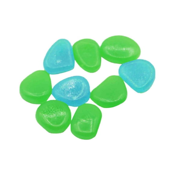 Clearance!Glowing Stones for Yard Glow In The Dark Pebbles Luminous Stones Rocks for Garden Aquariums Decor 300PCS