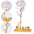 thumbnail image 2 of Honganda Rose Artificial Decor, LOVE Base Gold Roses Flower Unique Gifts, 2 of 4