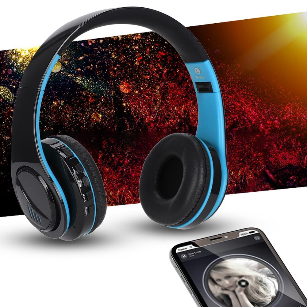 Mgaxyff Portable Wireless Bluetooth Headset with Earmuffs Lithium