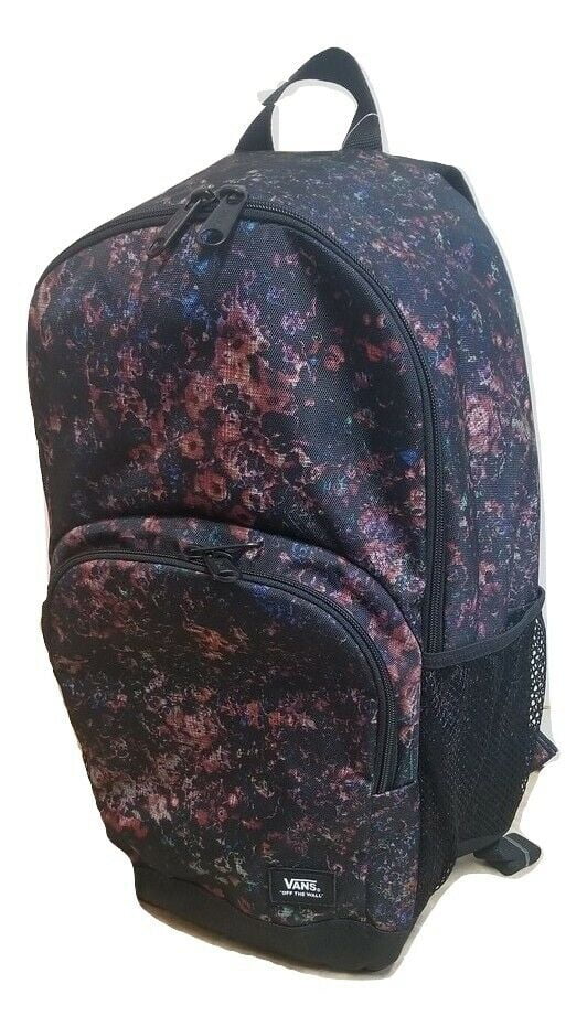 vans floral school bag