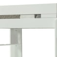 thumbnail image 3 of ACME Nerice Twin Storage Loft Bed in White and Teal, 3 of 6