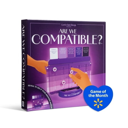 Are We Compatible? - Romantic Relationship Card Game for Couples, Fun Date Night Ideas by What Do You Meme? (Walmart Exclusive)