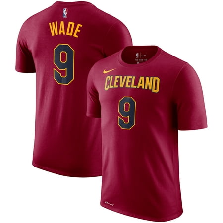 Dwyane Wade Cleveland Cavaliers Nike Name & Number Performance T-Shirt -