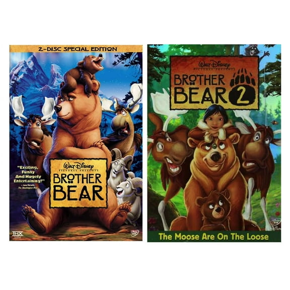 Brother Bear 1 and 2 Movie Collection (DVD)
