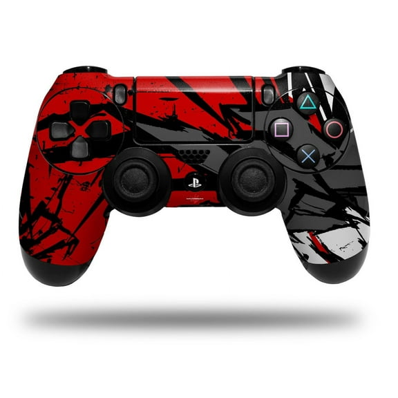 Skin for Sony PS4 Dualshock Controller PlayStation 4 Original Slim and Pro Baja 0040 Red (CONTROLLER NOT INCLUDED)