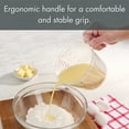 thumbnail image 6 of Mainstays 3-Piece Tapered Spout Nesting Plastic Measuring Cups Set, Clear, 6 of 12