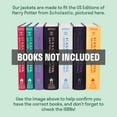 thumbnail image 4 of Juniper Books House Mashup Book Covers Only - Compatible with Hardcover Harry Potter Series | Books NOT Included, 4 of 4
