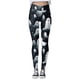 thumbnail image 4 of MKLEKYY Leggings de mujer de vestir para mujer, pantalones de yoga ajustados a la moda informales con cintura alta y estampados, 4 of 4