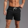 thumbnail image 2 of Dagugfen Mens Shorts Casual Summer Elastic Waist Drawstring Fitted Comfy Workout Running Sweatshorts, 2 of 7