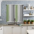 thumbnail image 4 of Vintage Sage Green Gray Woodgrain Curtain Home Decoration Living Room Short Curtains Window Treatments For Kitchen Bedroom, 4 of 6